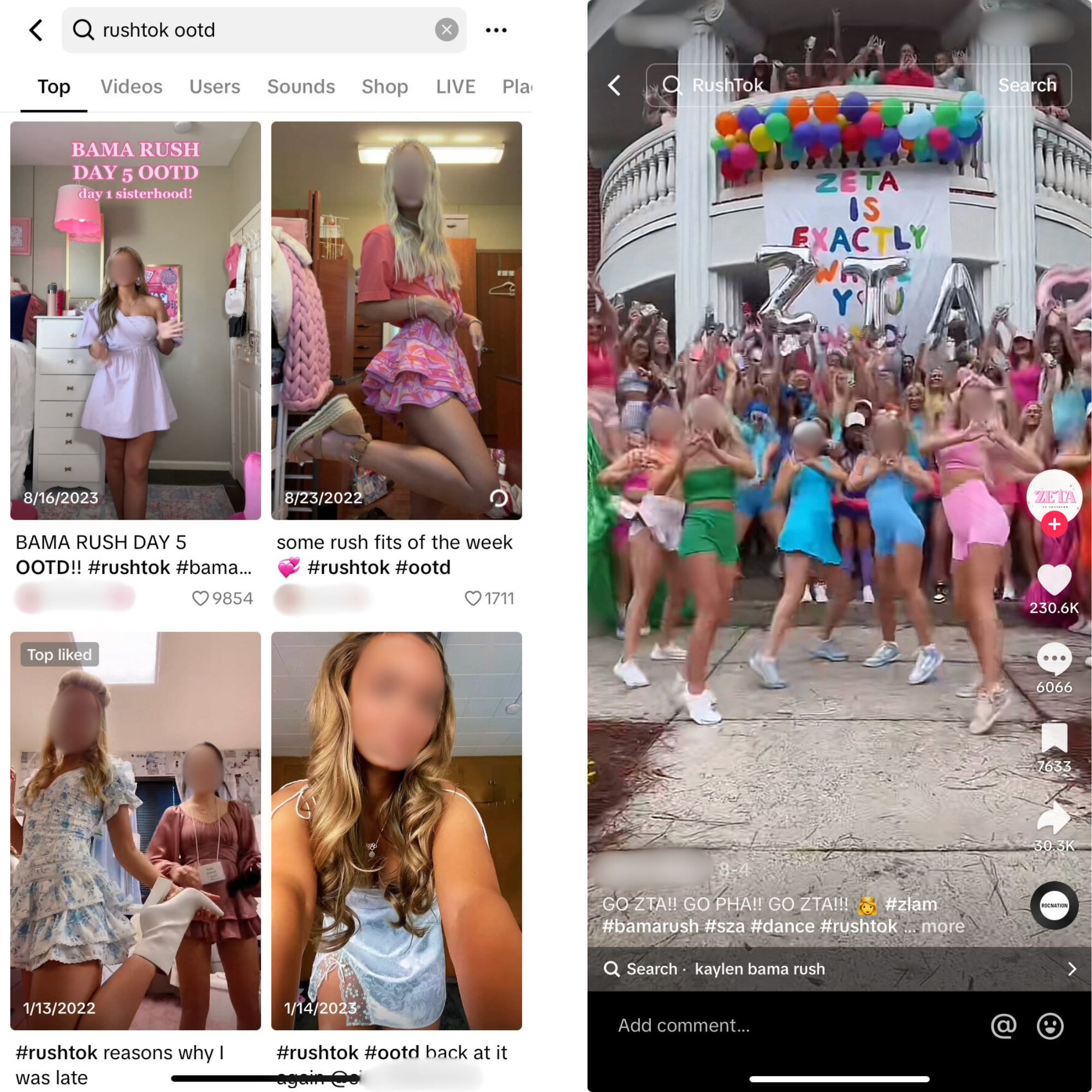 Visual for #RushTok: An Evaluation of Event-Based Communities on TikTok